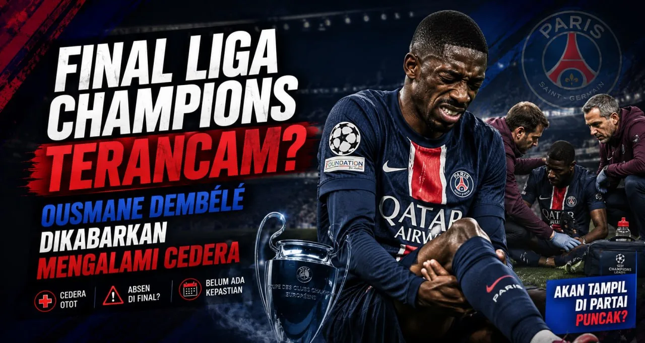Final Liga Champions Terancam? Ousmane Dembélé Dikabarkan Mengalami Cedera