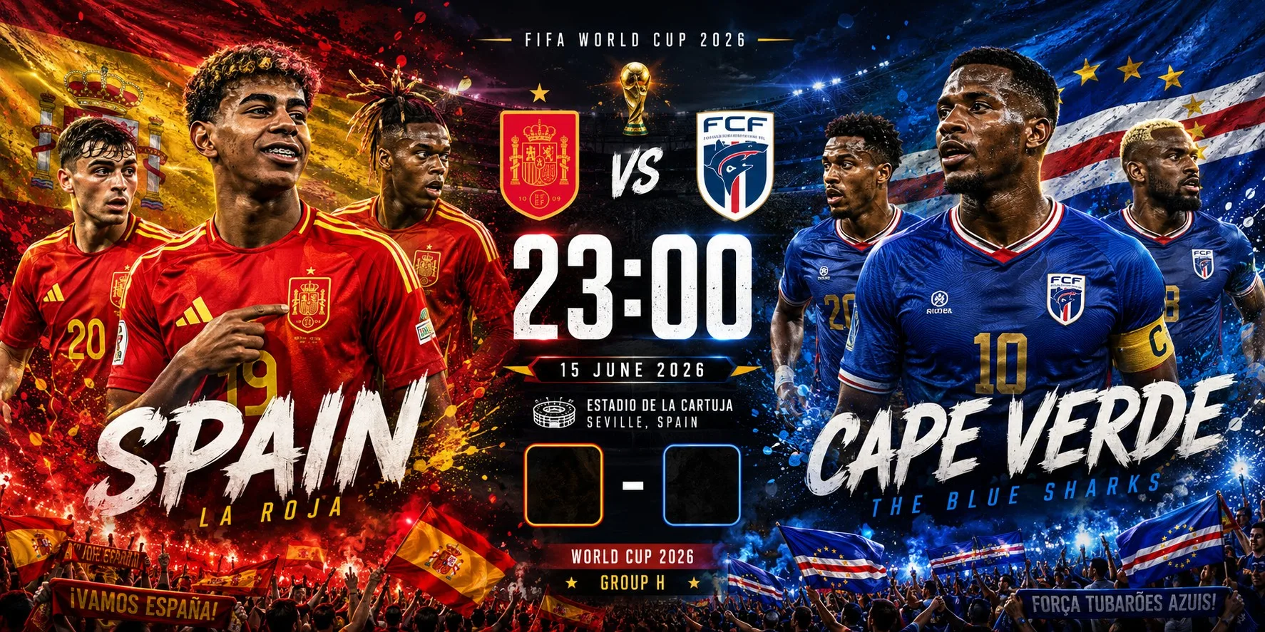 Spanyol vs Cape Verde: Prediksi, Jadwal, Head to Head, Statistik dan Analisis Lengkap Piala Dunia 2026