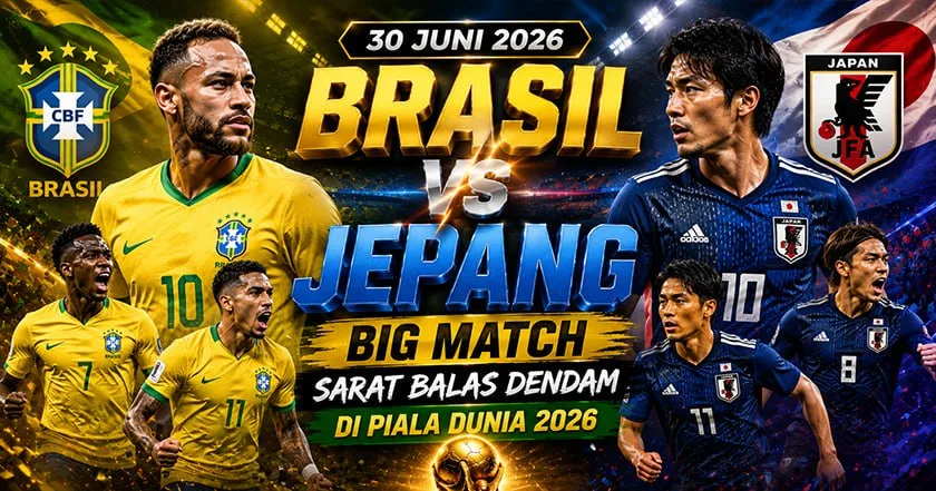 Brasil vs Jepang 2-1: Hasil Piala Dunia 2026, Kemenangan Dramatis di Laga Sengit