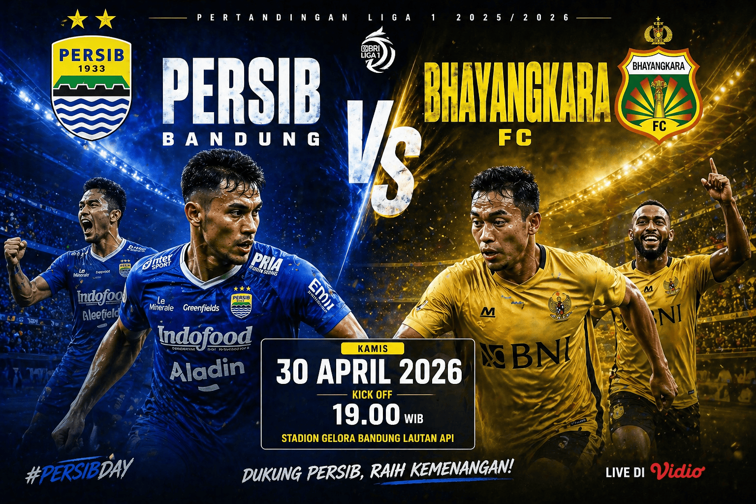 Persib Bandung vs Bhayangkara FC