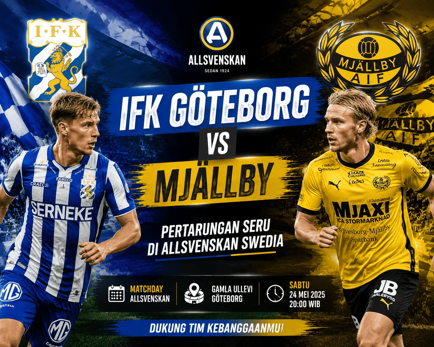 IFK Göteborg vs Mjällby: Pertarungan Seru di Allsvenskan Swedia
