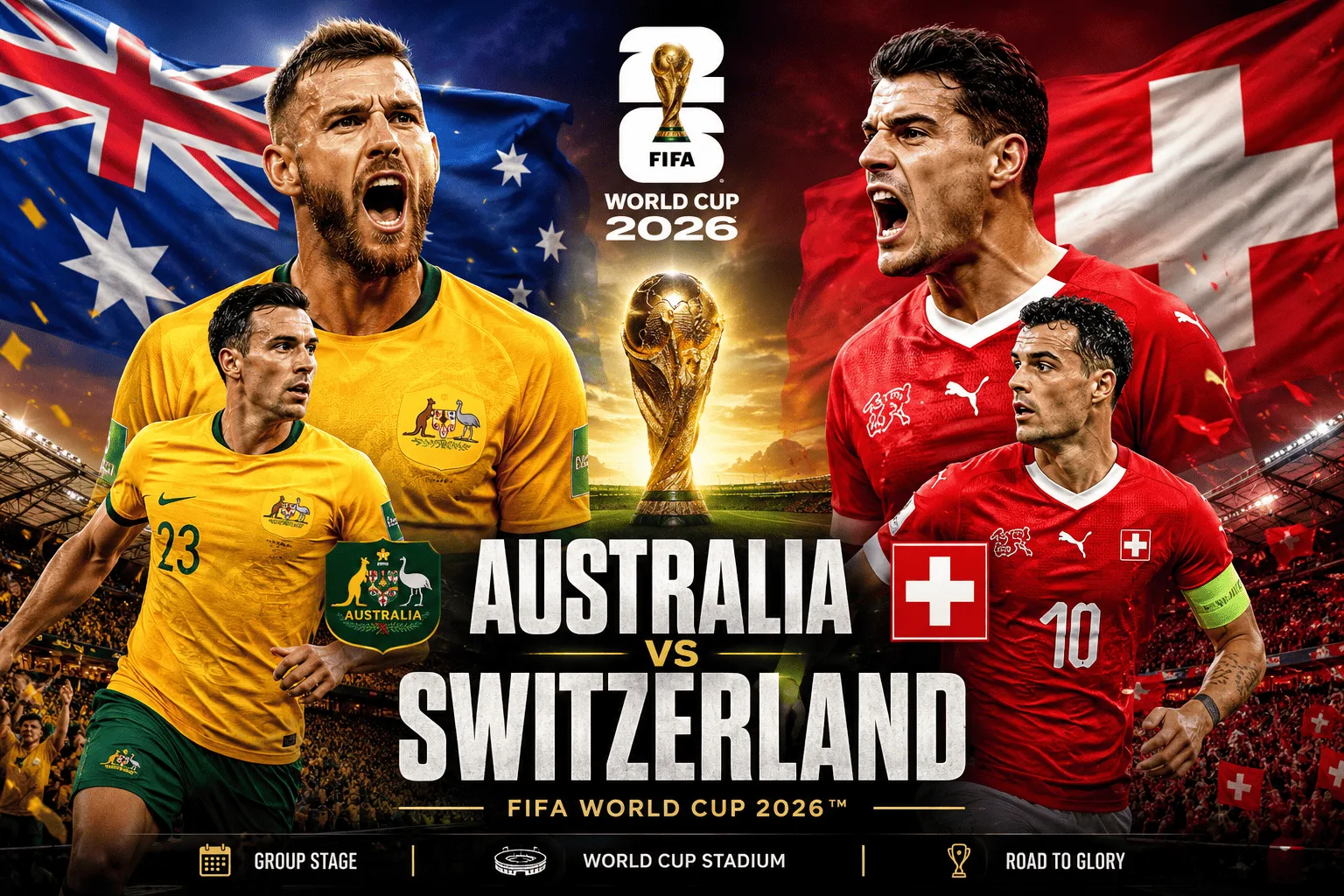 Australia vs Swiss: Preview Pertandingan, Prediksi & Susunan Pemain 6 Juni 2026