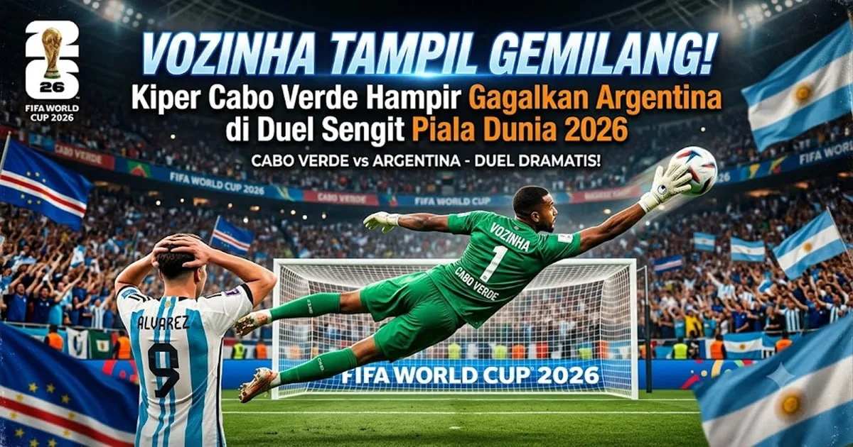 Vozinha Bersinar Meski Cabo Verde Tersingkir, Penampilan Heroik Sang Kiper Curi Perhatian di Piala Dunia 2026