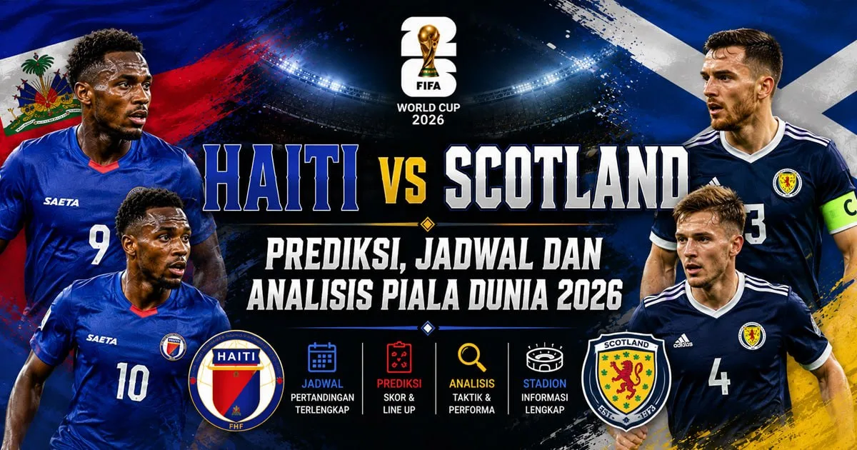 Haiti vs Scotland: Misi Raih Awal Sempurna di Piala Dunia 2026