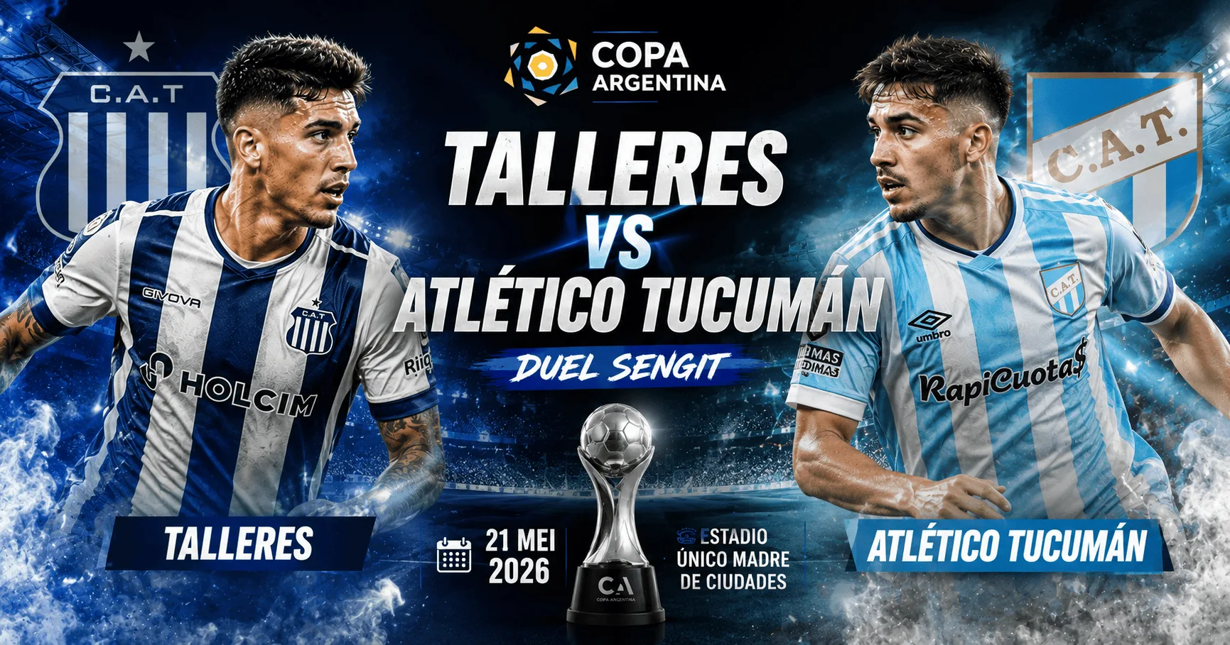 Talleres vs Atletico Tucuman: Duel Sengit Copa Argentina 21 Mei 2026