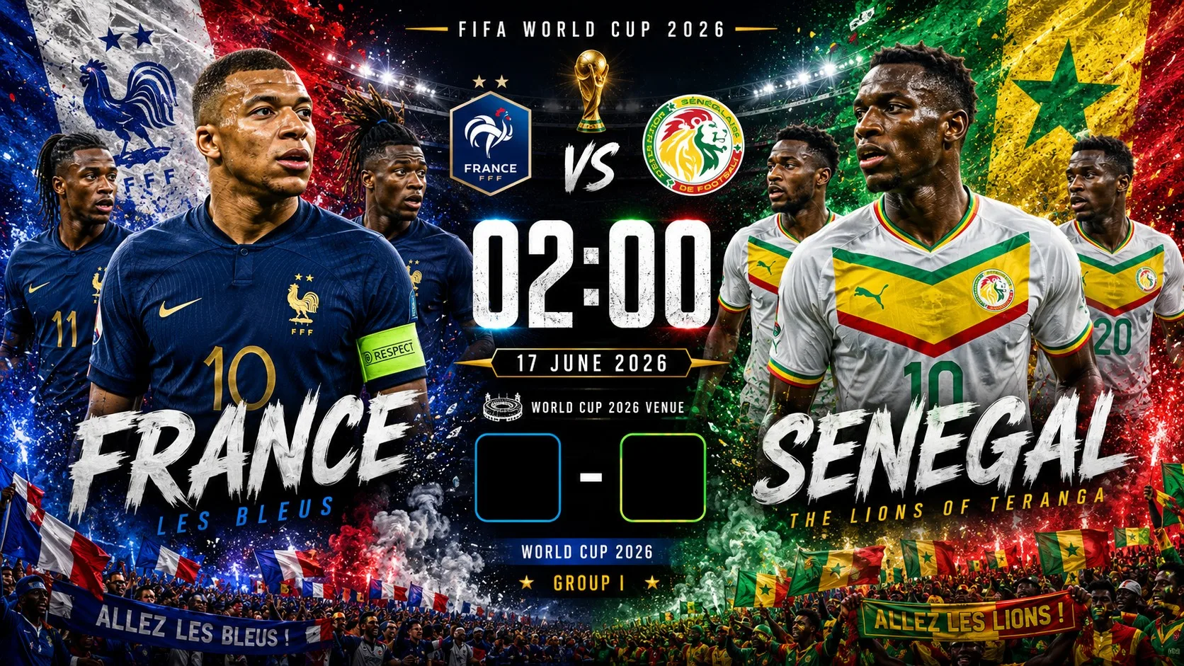 Prancis vs Senegal: Prediksi, Jadwal, Head to Head, Statistik dan Analisis Lengkap Piala Dunia 2026