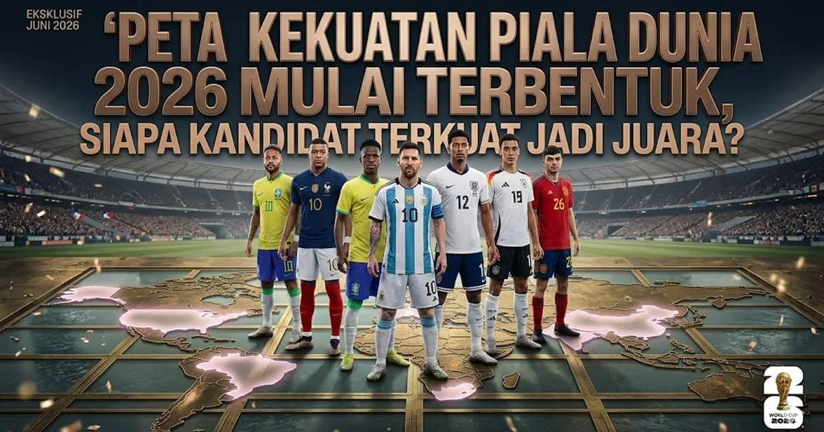 Peta Kekuatan Piala Dunia 2026 Mulai Terbentuk, Siapa Kandidat Terkuat Jadi Juara?