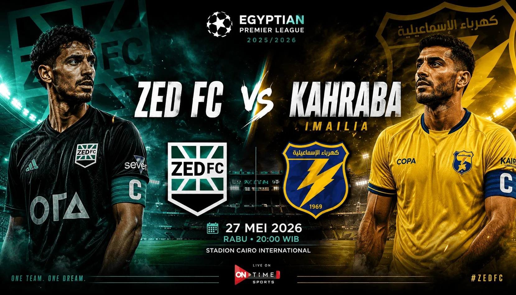 Preview ZED FC vs Kahraba Ismailia 27 Mei 2026: Duel Krusial di Premier League Mesir