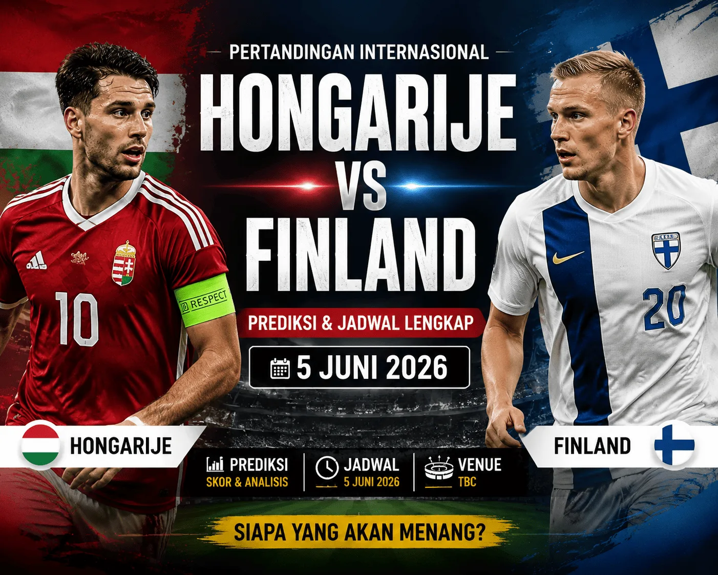 Hongarije vs Finland: Prediksi & Jadwal Lengkap 5 Juni 2026