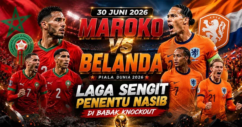 Maroko vs Belanda 2-2 (3-2 Penalti): Hasil Piala Dunia 2026, Kejutan Besar di Babak Gugur