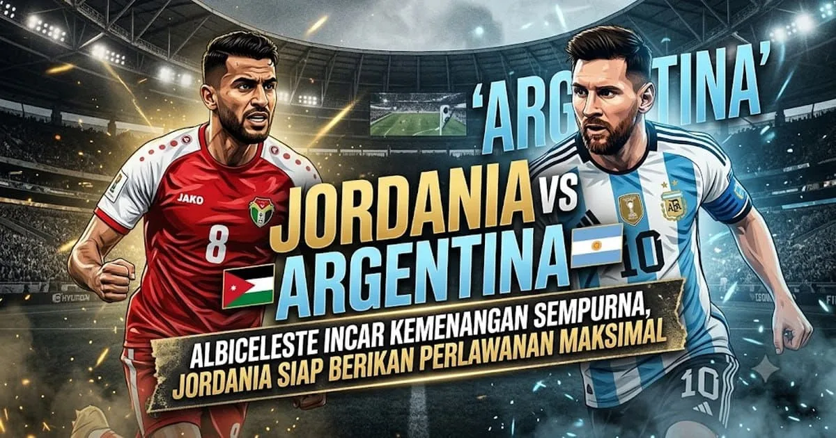 Yordania vs Argentina: Albiceleste Incar Kemenangan Sempurna, Yordania Siap Berikan Perlawanan Maksimal
