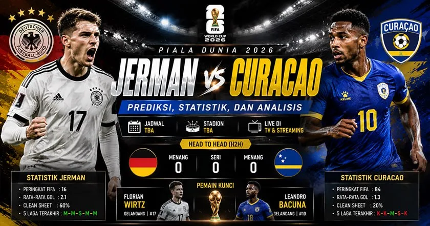 Jerman vs Curacao: Mampukah Tim Kejutan Menumbangkan Sang Raksasa?