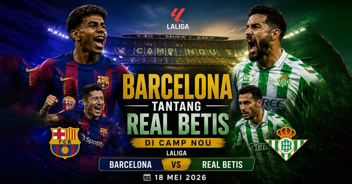 Barcelona vs Real Betis: Prediksi, Jadwal, dan Preview LaLiga 18 Mei 2026