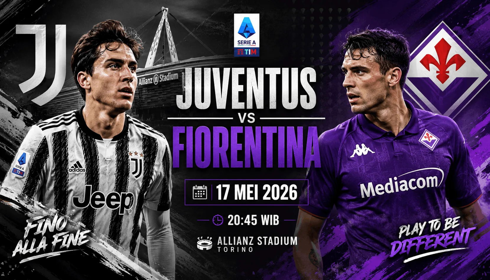 Juventus vs Fiorentina 17 Mei 2026: Duel Sengit Penentu Posisi Serie A