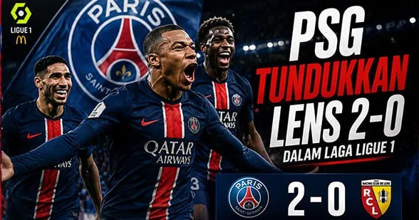 PSG vs Lens 2-0: Dominasi Les Parisiens dan Statistik Lengkap