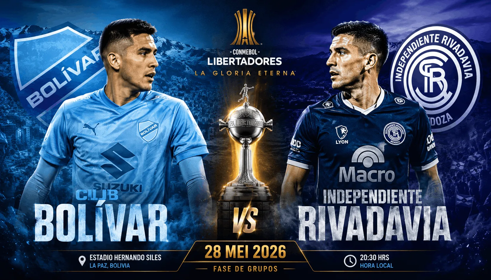 Preview Club Bolívar vs Independiente Rivadavia 28 Mei 2026: Duel Penentu di Copa Libertadores