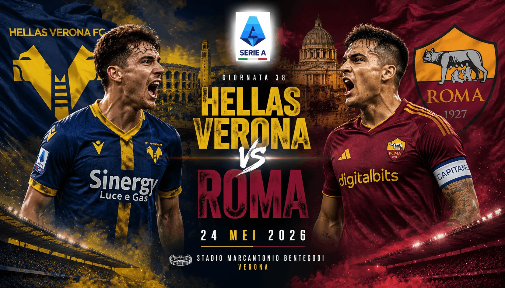 Hellas Verona vs Roma: Giallorossi Incar Kemenangan Penting di Pekan Terakhir Serie A 2026