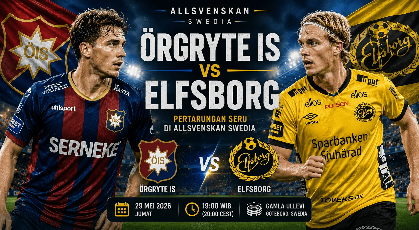Örgryte IS vs Elfsborg: Pertarungan Seru di Allsvenskan Swedia