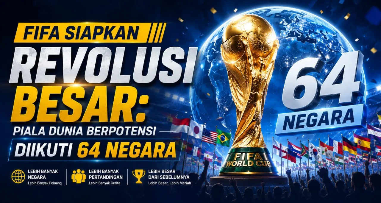 FIFA Siapkan Revolusi Besar: Piala Dunia Berpotensi Diikuti 64 Negara