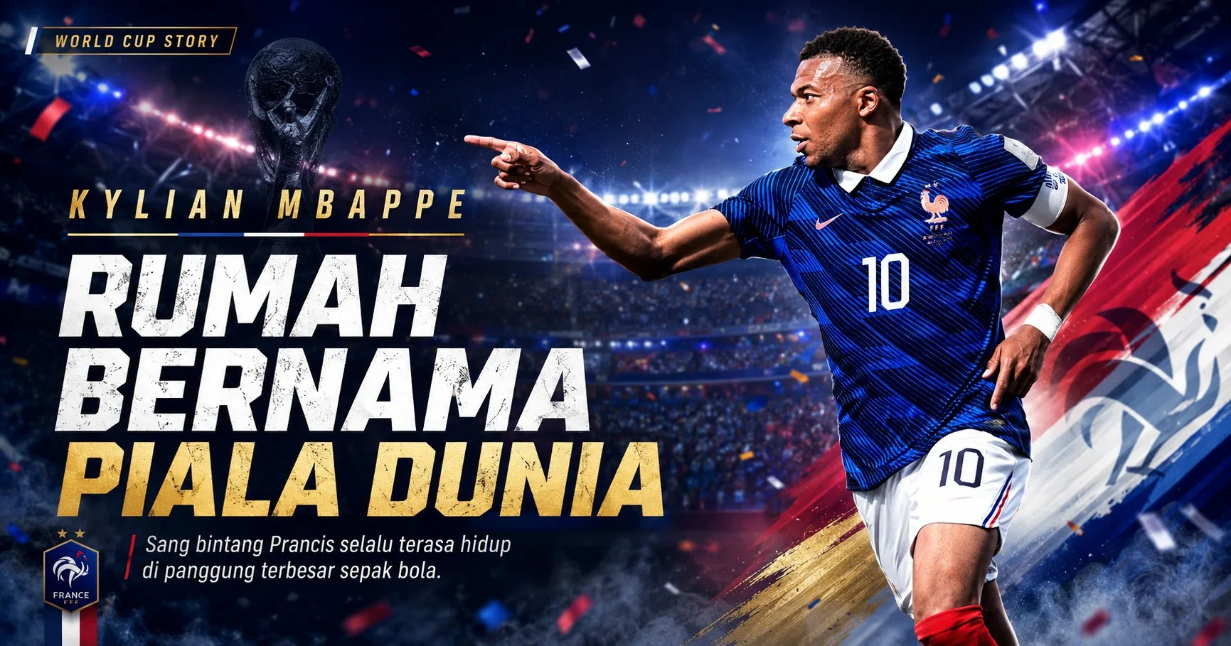 Kylian Mbappe dan 'Rumah' Bernama Piala Dunia