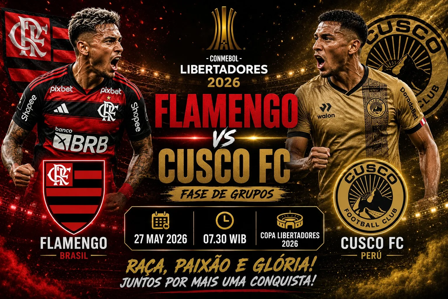 Flamengo vs Cusco FC: Duel Panas Copa Libertadores 2026