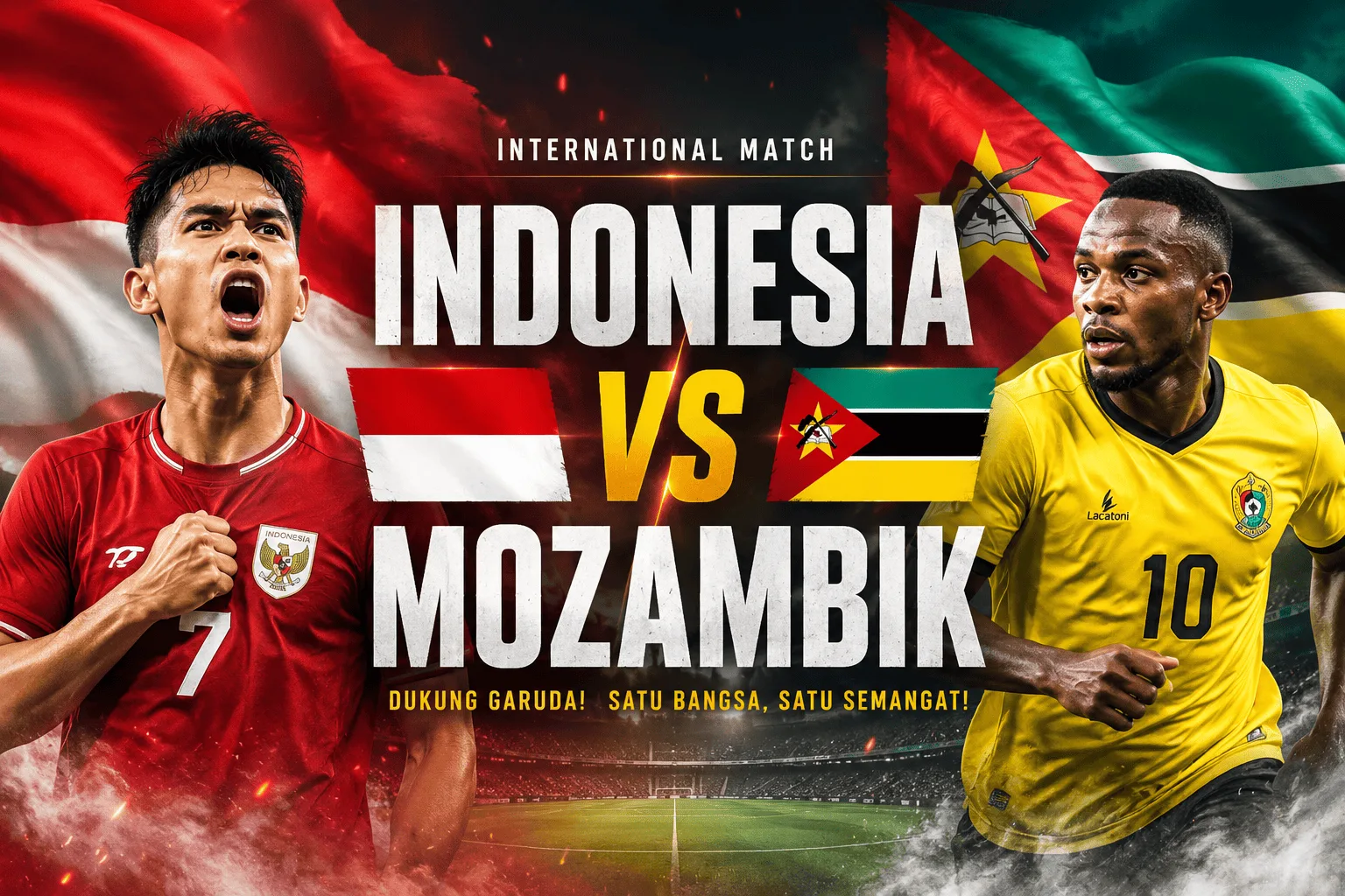 Indonesia vs Mozambik: Jadwal 9 Juni 2026, Prediksi Susunan Pemain dan Peluang Kemenangan Garuda