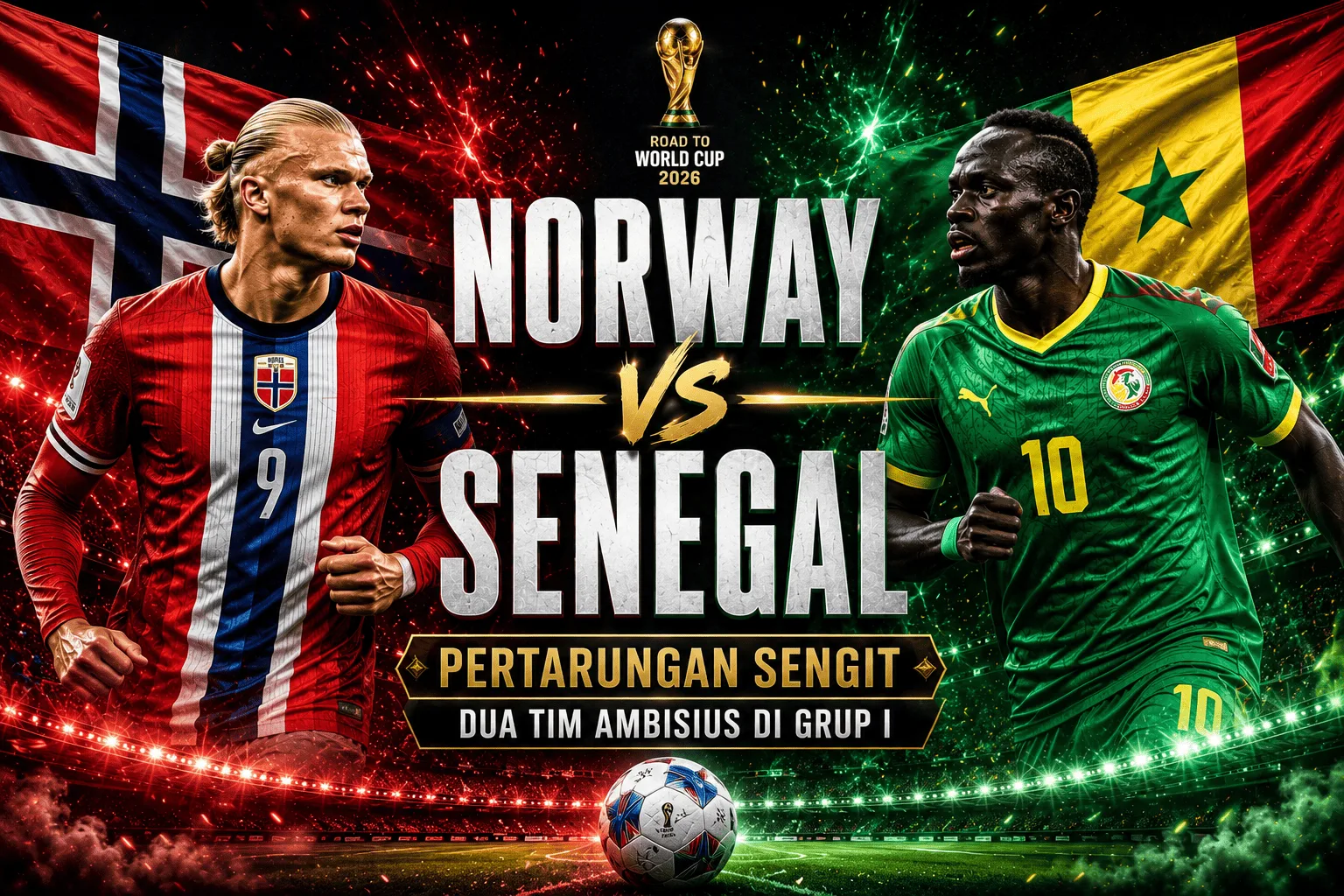 Norway vs Senegal: Pertarungan Sengit Dua Tim Ambisius di Grup I