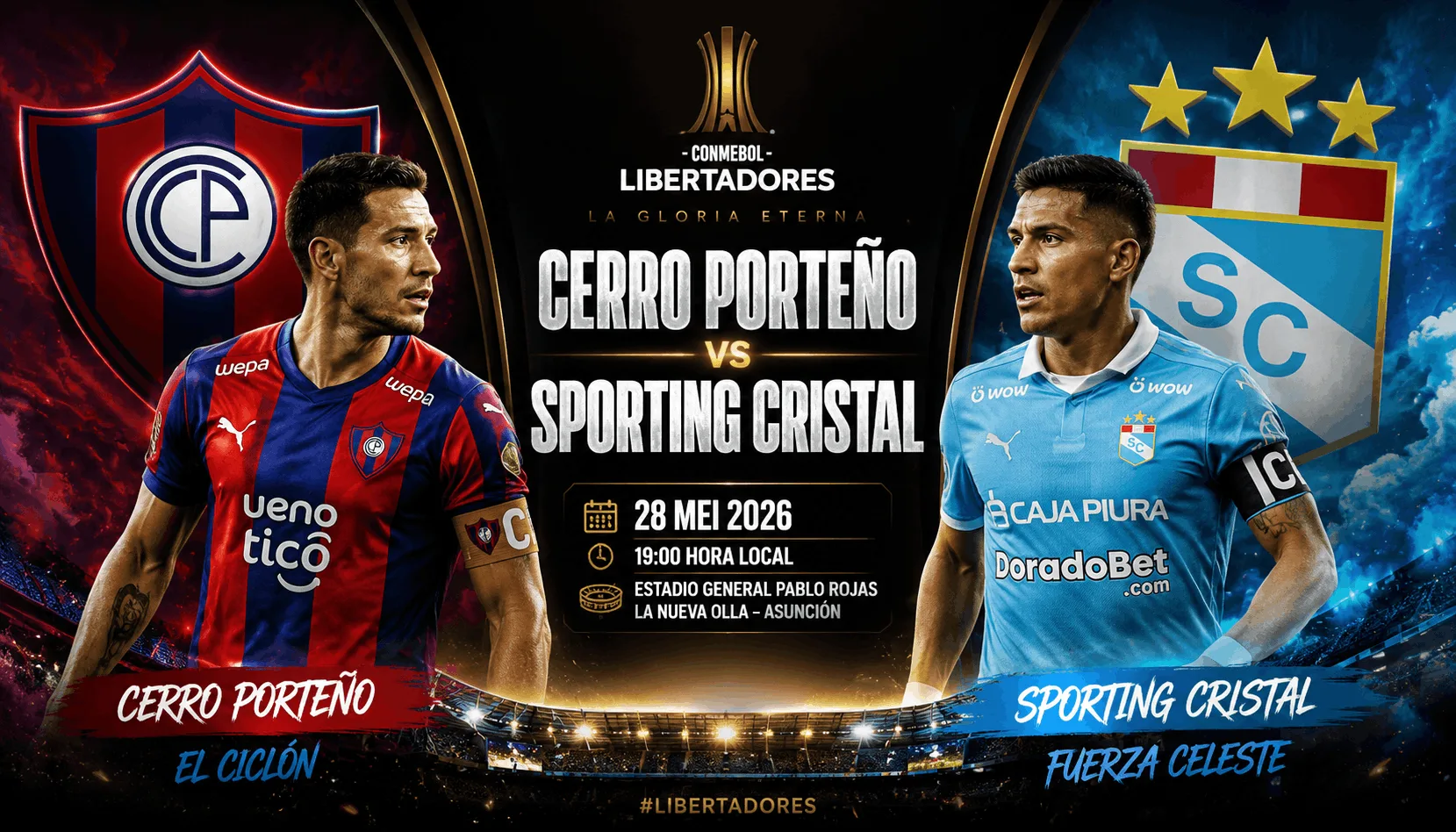 Cerro Porteño vs Sporting Cristal: Duel Penentuan Tiket Fase Gugur Copa Libertadores 28 Mei 2026