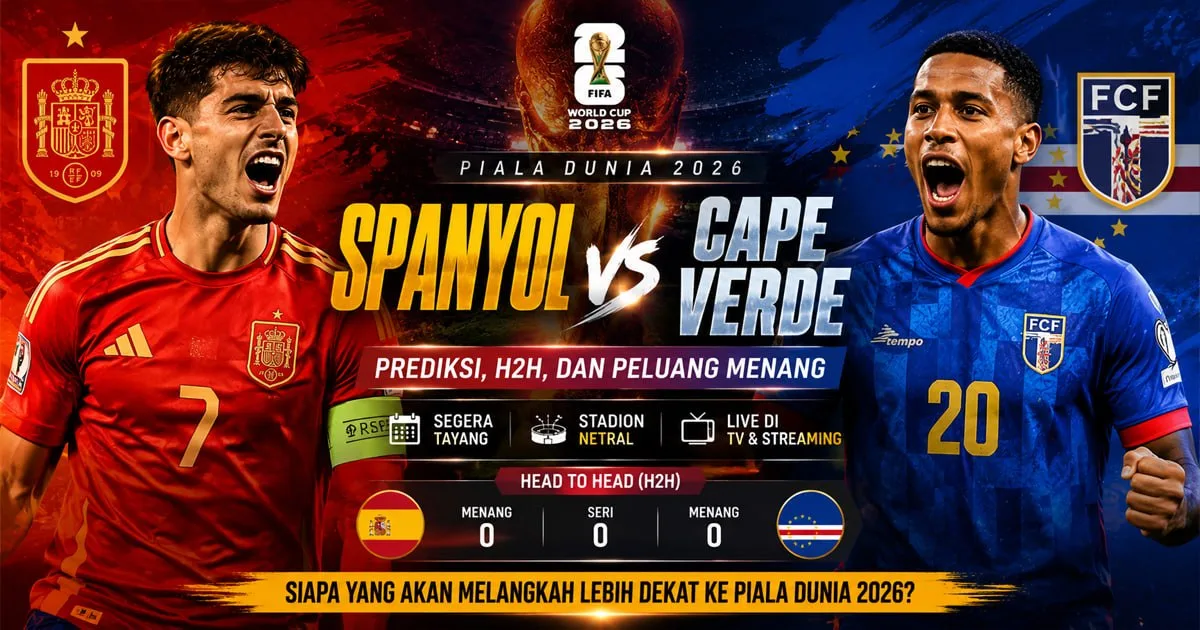 Spanyol vs Cape Verde: Ujian Perdana Sang Kandidat Juara di Piala Dunia 2026