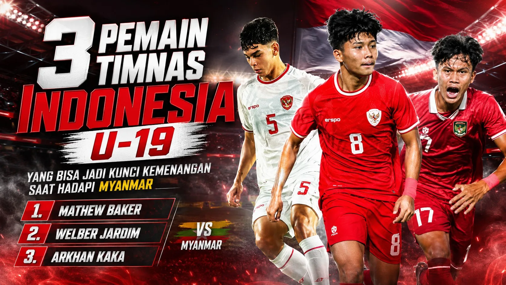 3 Pemain Timnas Indonesia U-19 yang Bisa Jadi Kunci Kemenangan Saat Hadapi Myanmar