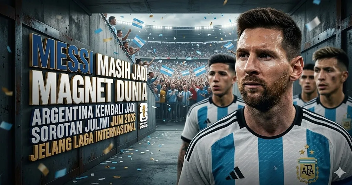 Messi Masih Jadi Magnet Dunia, Argentina Kembali Jadi Sorotan Jelang Laga Internasional