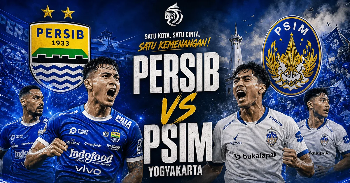 Persib vs PSIM Yogyakarta
