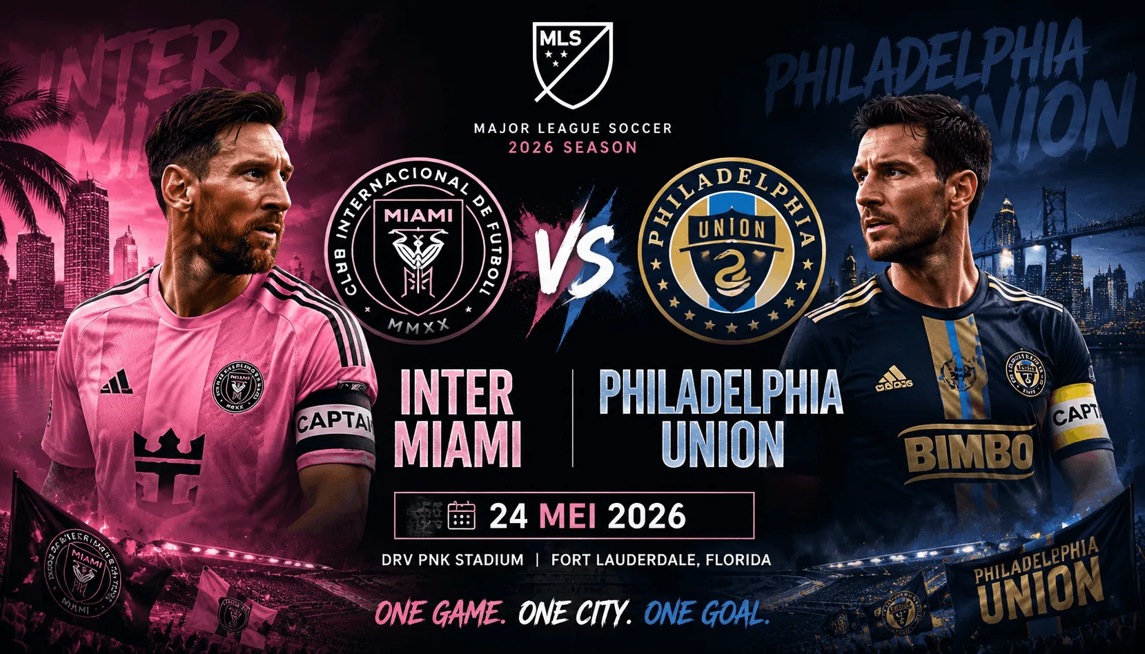 Inter Miami vs Philadelphia Union 24 Mei 2026: Duel Panas MLS yang Penuh Gengsi
