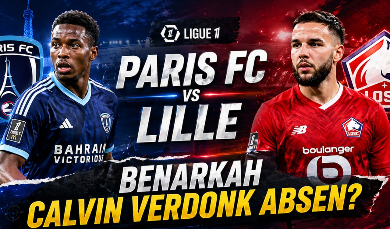 Bertandang ke Markas Paris FC, LOSC Lille Dikabarkan Tampil Tanpa Calvin Verdonk