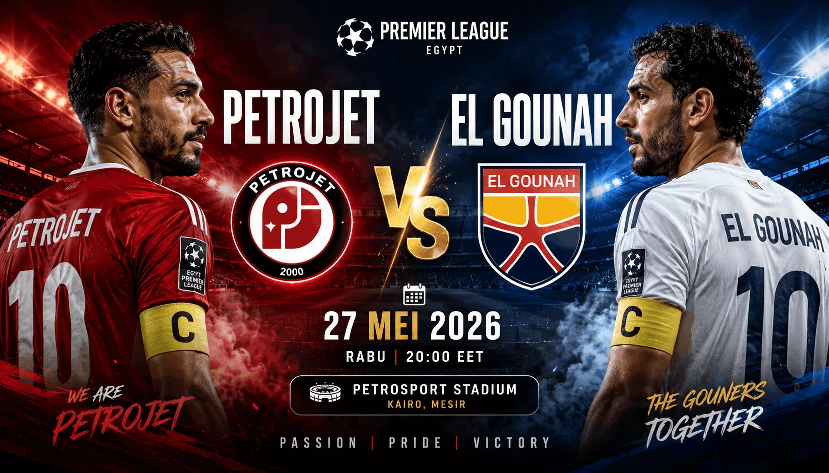 Preview PETROJET vs EL GOUNAH 27 Mei 2026: Duel Sengit di Premier League Mesir