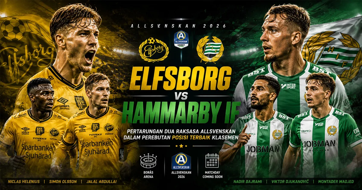 Elfsborg vs Hammarby IF: Pertarungan Dua Raksasa Allsvenskan dalam Perebutan Posisi Terbaik Klasemen