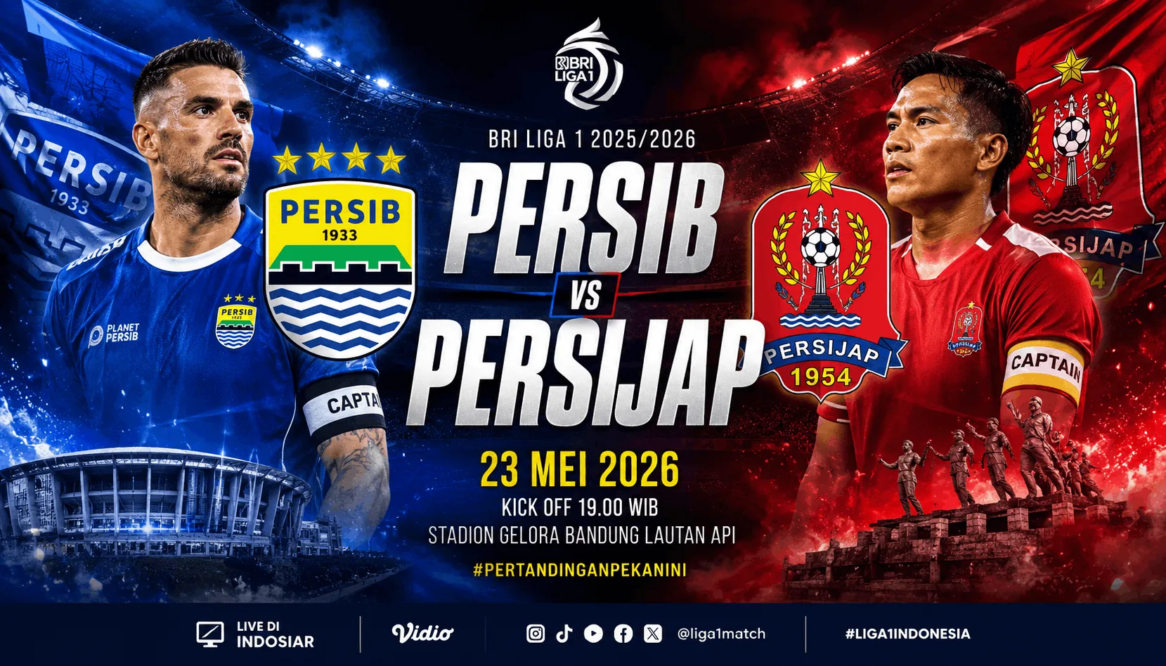 Preview PERSIB vs PERSIJAP 23 Mei 2026: Maung Bandung Waspadai Kejutan Tim Promosi