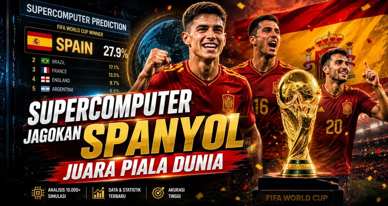 Supercomputer Jagokan Spanyol Juara Piala Dunia