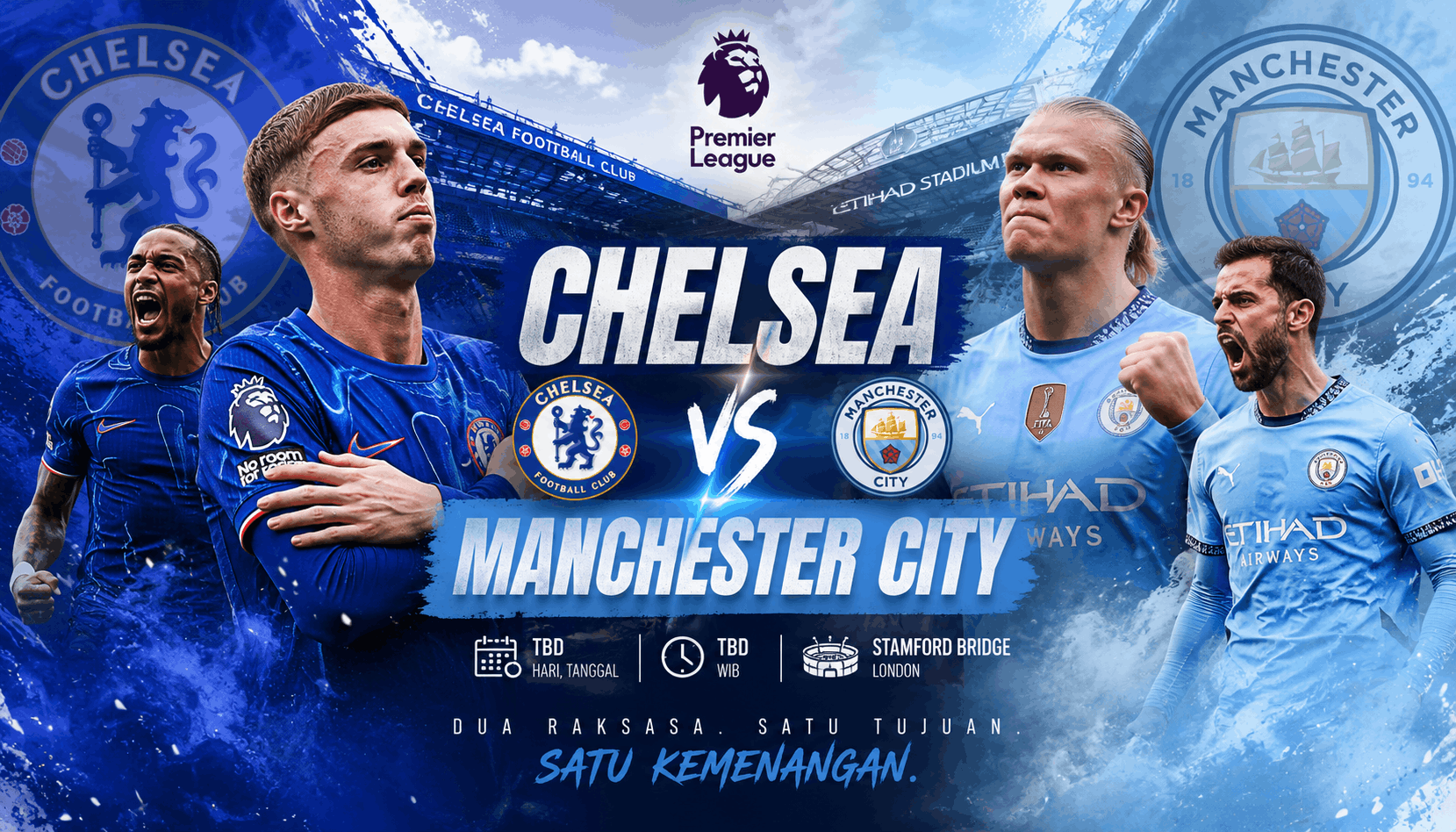 Chelsea vs Manchester City FA Cup 16 Mei 2026: Duel Penentu Gelar di Wembley