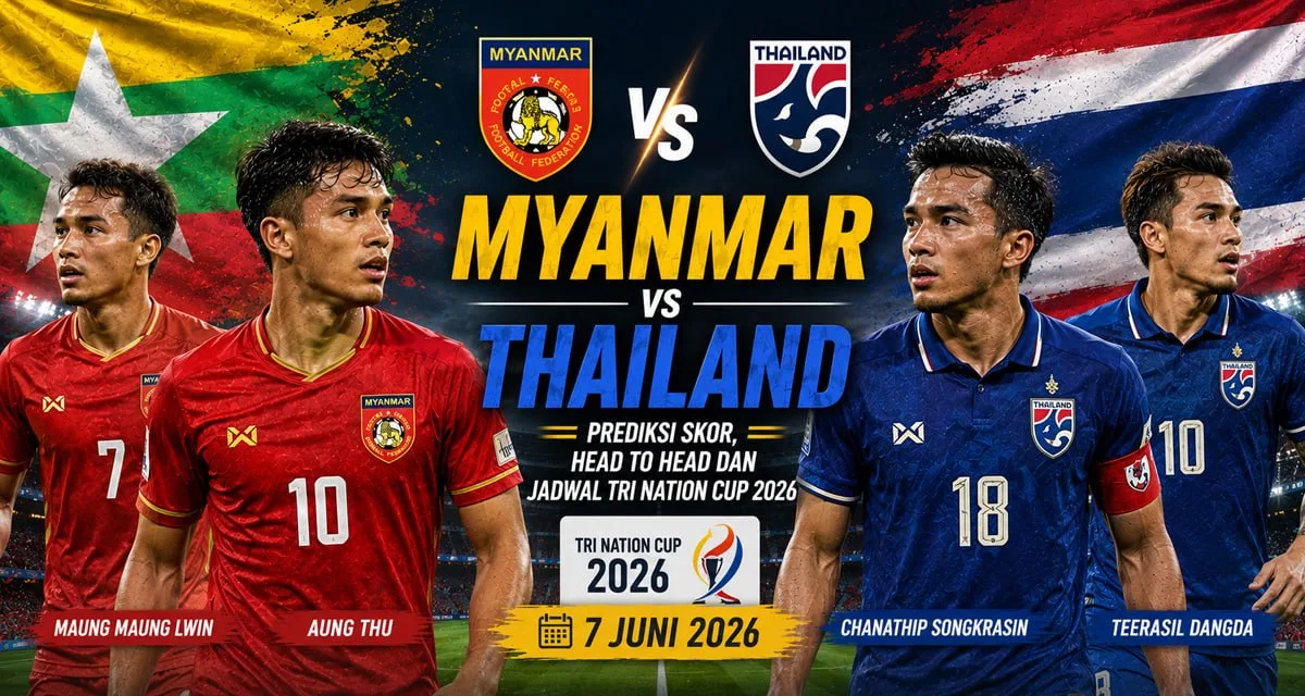 Myanmar vs Thailand: Prediksi Skor, Head to Head dan Jadwal Tri Nation Cup 2026