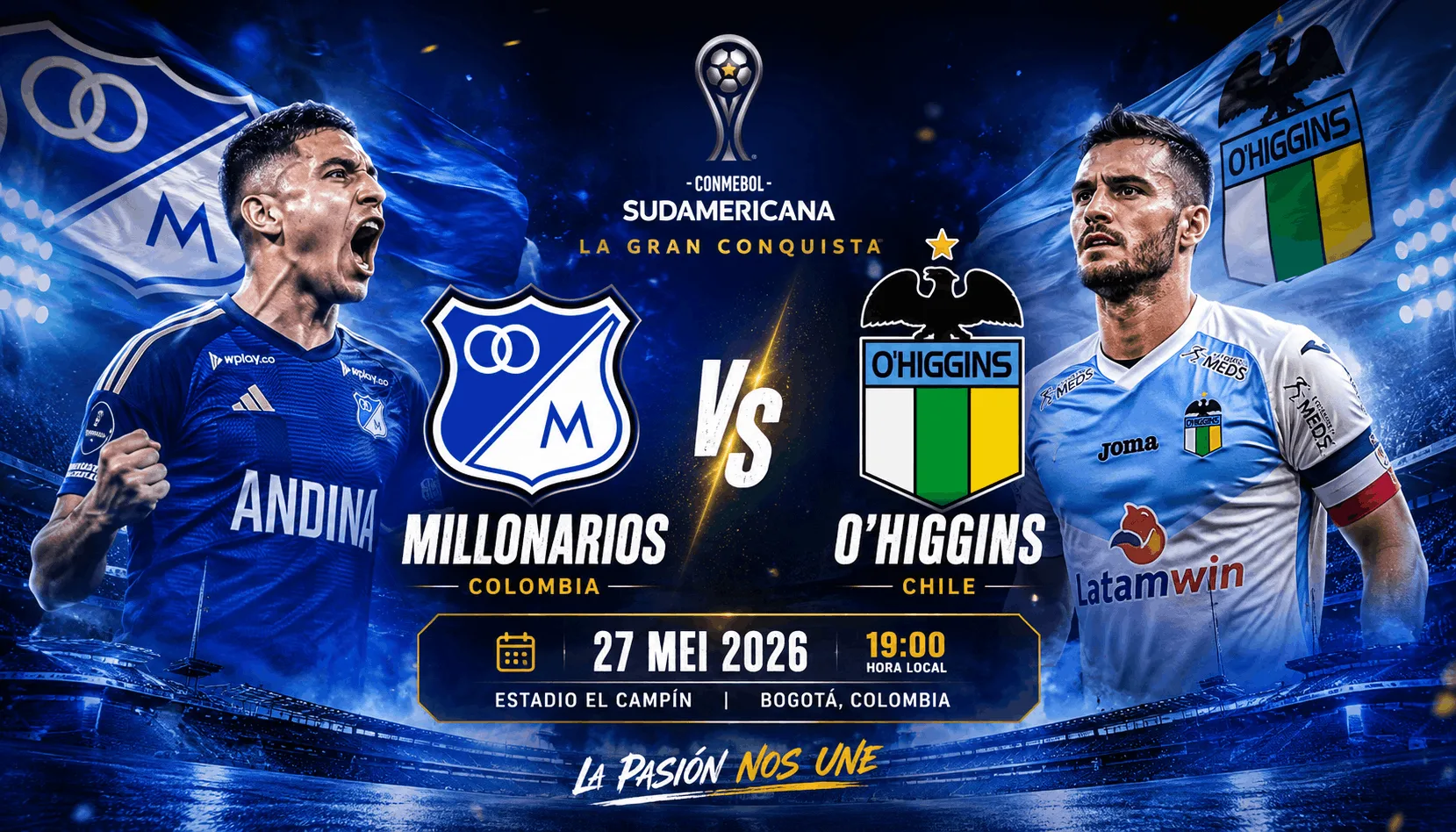 Preview Millonarios vs O'Higgins 27 Mei 2026: Duel Penentuan Tiket Fase Gugur Copa Sudamericana