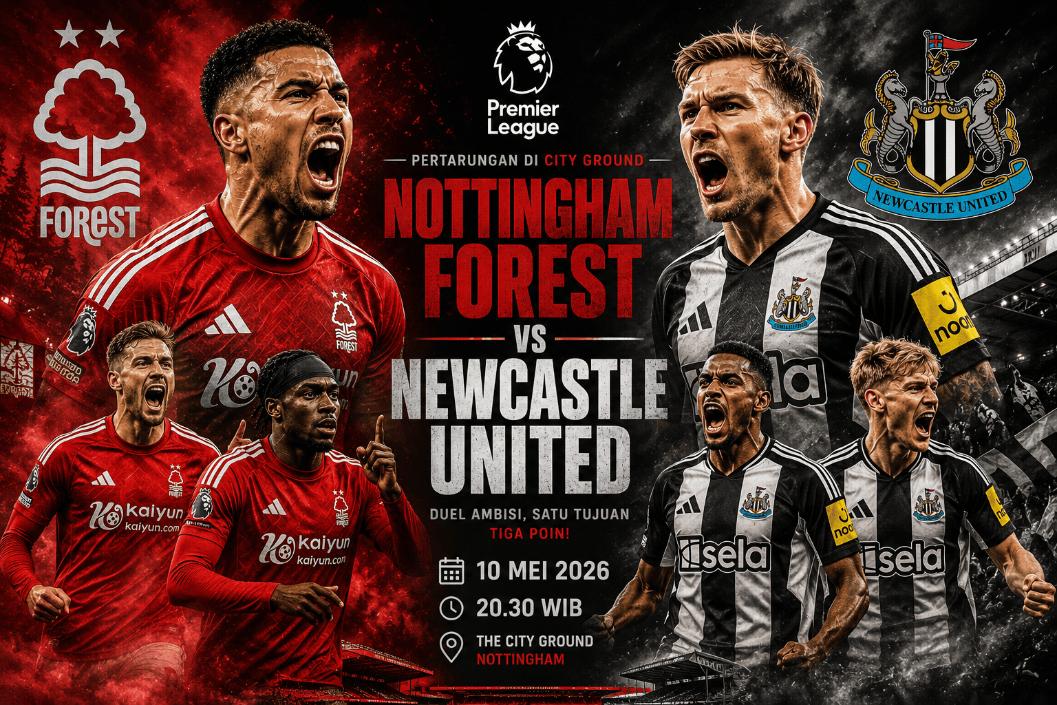 Nottingham Forest vs Newcastle United