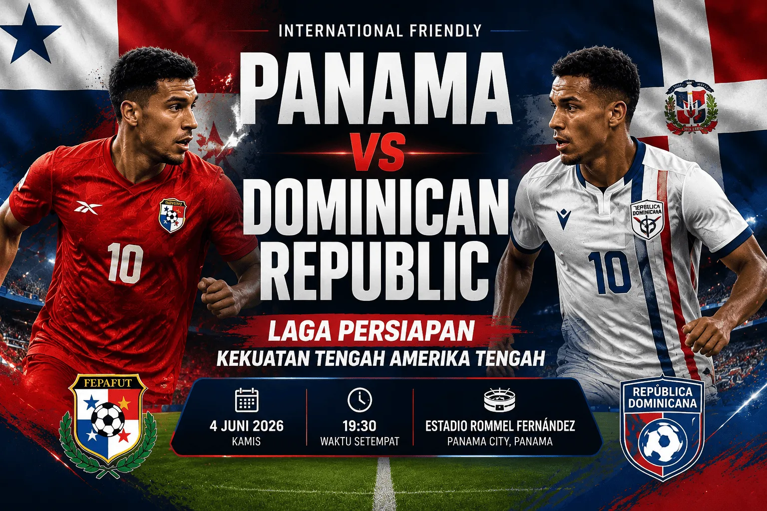 Panama vs Dominican Republic: Laga Persiapan Kekuatan Tengah Amerika Tengah
