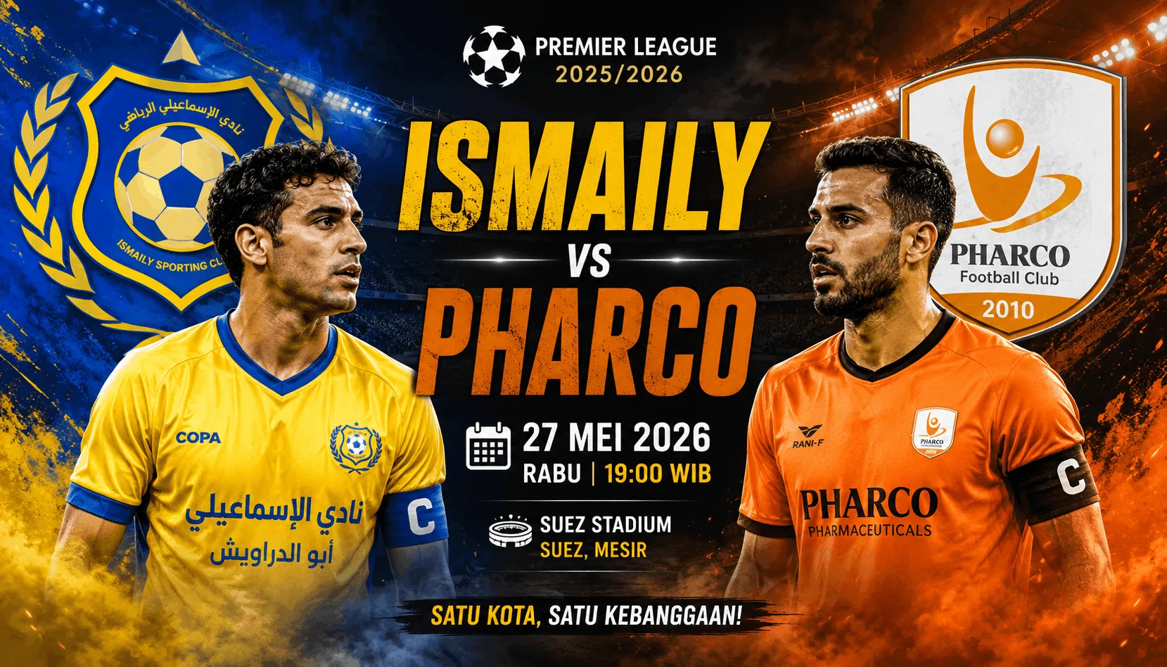 Preview Ismaily vs Pharco 27 Mei 2026: Duel Sengit Hindari Zona Bawah Premier League Mesir