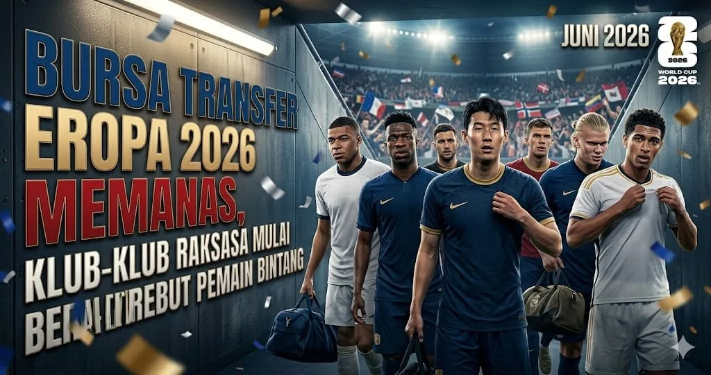Bursa Transfer Eropa 2026 Memanas, Klub Raksasa Berebut Bintang