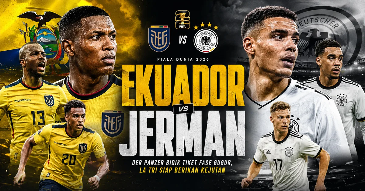 Ekuador vs Jerman: Der Panzer Bidik Tiket Fase Gugur, La Tri Siap Berikan Kejutan