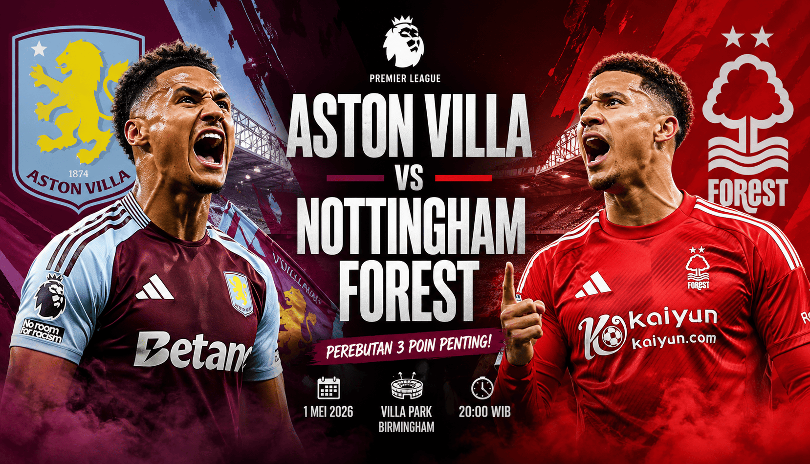 Aston Villa vs Nottingham Forest