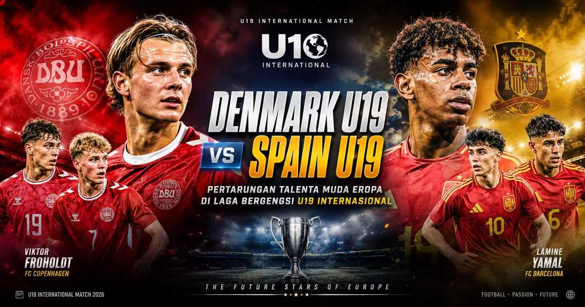 Denmark U19 vs Spain U19: Pertarungan Talenta Muda Eropa di Laga Bergengsi U19 Internasional