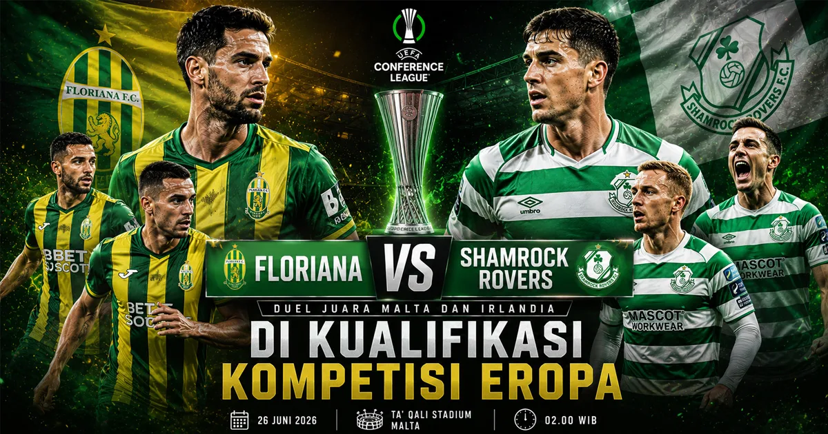 Floriana vs Shamrock Rovers: Duel Juara Malta dan Irlandia di Kualifikasi Kompetisi Eropa