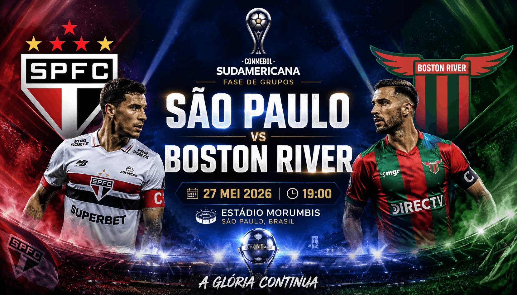 São Paulo vs Boston River: Duel Penentuan Grup C Copa Sudamericana 27 Mei 2026